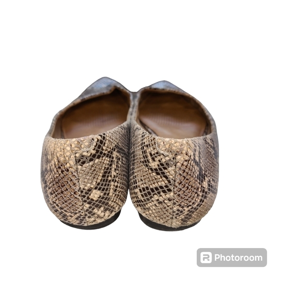 Corso Como Womens Gray Python Embossed Snake Print Flats Ballet Shoes Size 9.5 - Picture 8 of 12